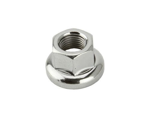 Tuerca de rueda ffwd tuerca de extremo de pista de rueda trasera m10 aluminio plata