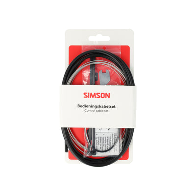 Rema tip top nederland b.v. versnellingskabelset simson nexus 4 7 8 rvs - zwart