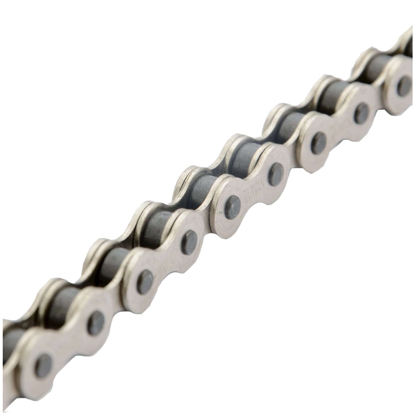 Collana Simson Normale Strong - Catena di biciclette extra forte per bici da città senza attrezzatura e biciclette con attrezzatura per mozzo (112 link, 1 2x1 8, argento)