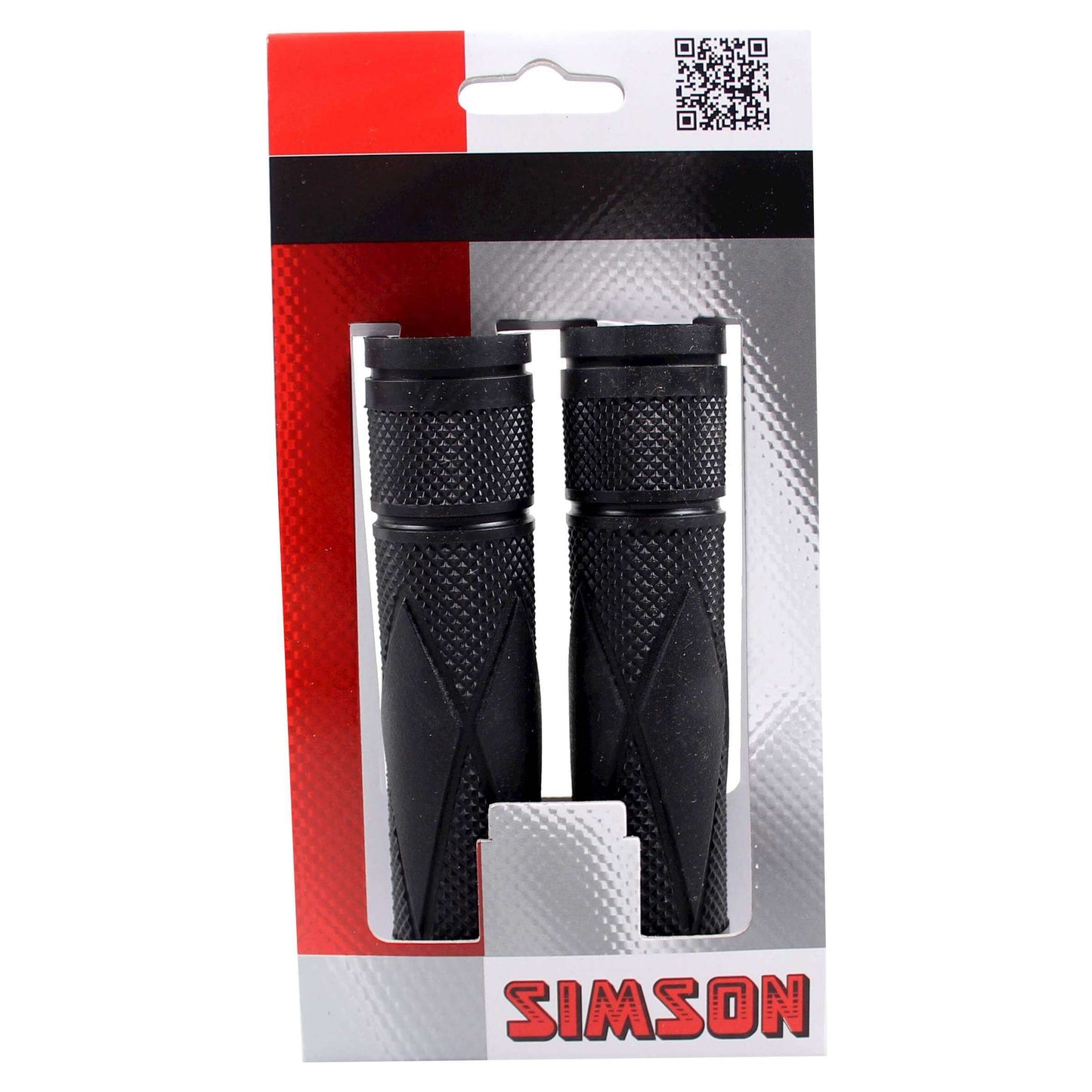 Simson maneja la comodidad del negro: comodidad óptima, buen agarre, adecuado para todas las bicicletas (92 mm)