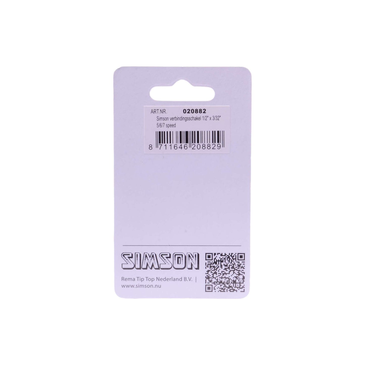 Interruptor de conexión Simson 5 6 7 - Conector de cadena de bicicletas (1 2 x 3 32) - Plata