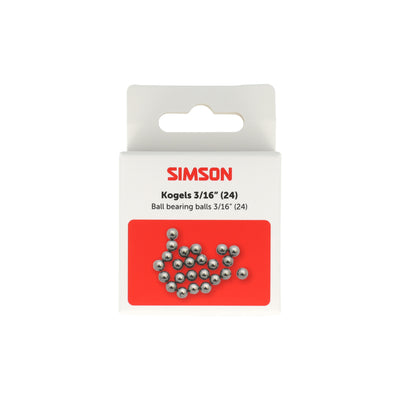 Palline Simson 3 16 pollici 24 pz
