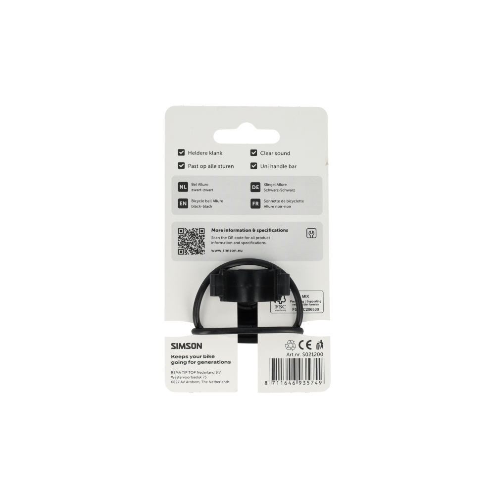 Simson bell allure negro-negro