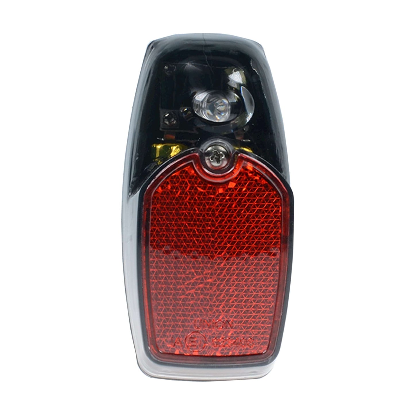 Simson spatbordachterlicht LED incl. batterijen op kaart