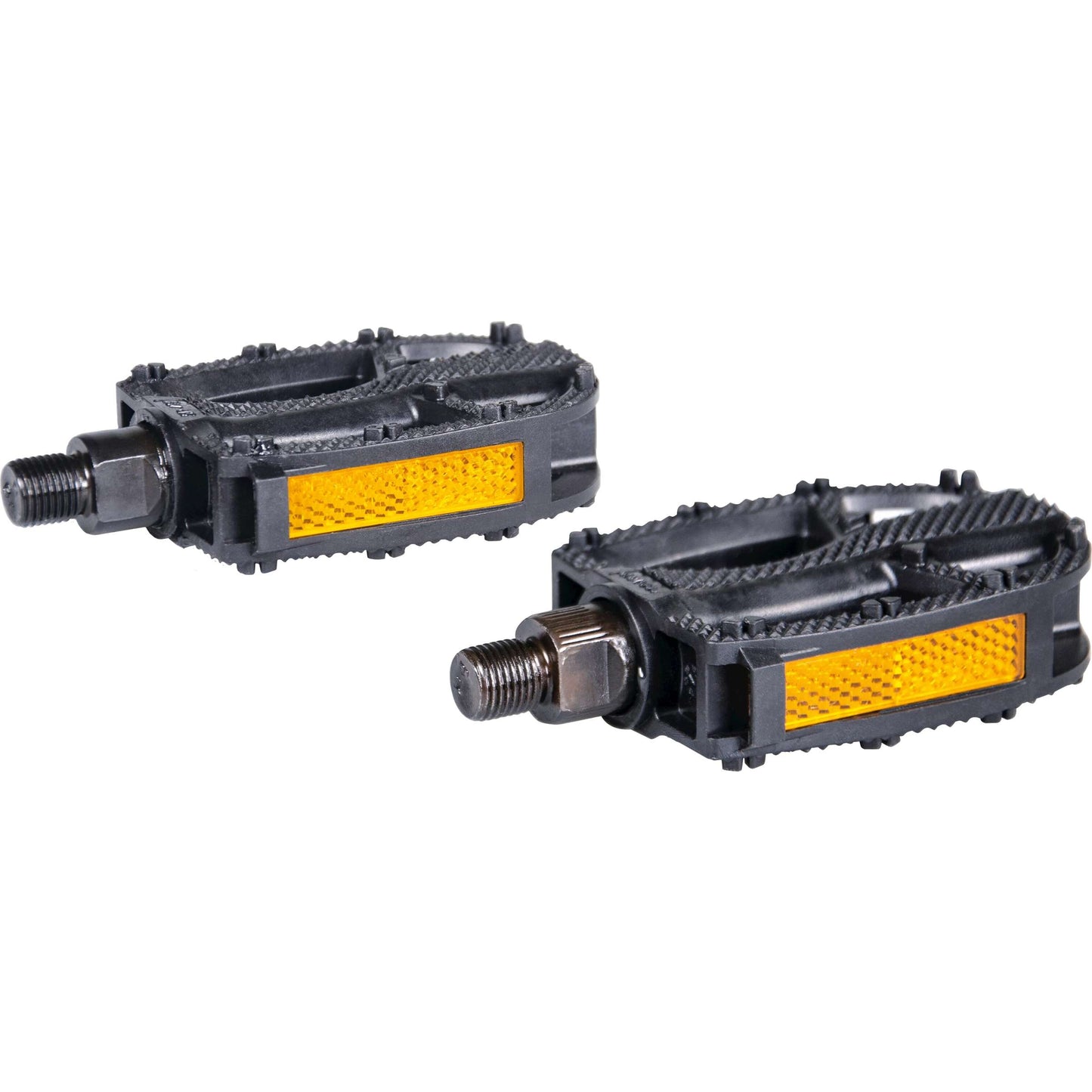 Pedali bambini piccoli riflessi da 1 2 pollici neri per set