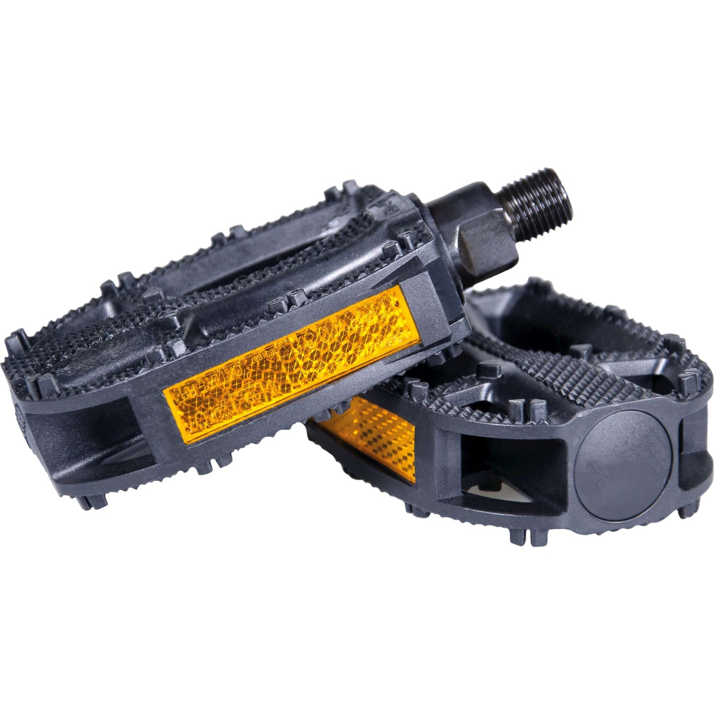 Pedali bambini piccoli riflessi da 1 2 pollici neri per set