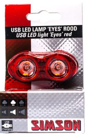 Simson USB USB LED LAMP EYES RED 3 Lumen