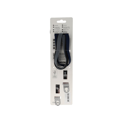 Carpeta trío Simson 60cm negro azul antracita