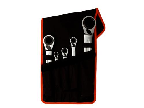 Juego de llaves de trinquete de anillo Bahco de 5 piezas