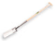 Pala Atlas diamante pulida con mango en T de nogal 80cm