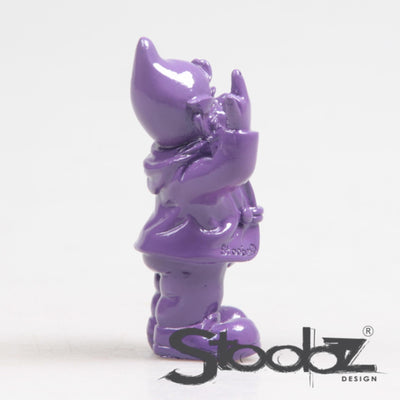 Gnomo Stoobz vaffanculo viola 10 cm