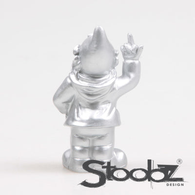 Stoobz design stoobz gnomo f*ck you argento 10 cm