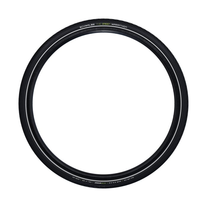 Schwalbe Tire Green Marathon Greenguard 28x1.50 (40-622) Negro