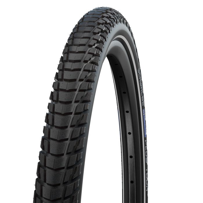 Schwalbe marathon plus tour - cableado - addix e - smart dualguard - 28x1,75 - negro + reflex