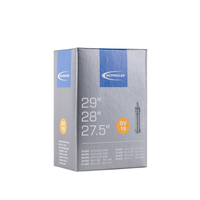 SCHWALBE INTER TUBE DV19 27 28 29 pollici 40 62-622 DV 40 mm