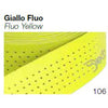 Giallo fluorescente perforato a manubrio Dedada