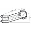 DEDA DEDA NOK CERO 70MM BOB ALU 73-17GR. OEM de 31.7 mm