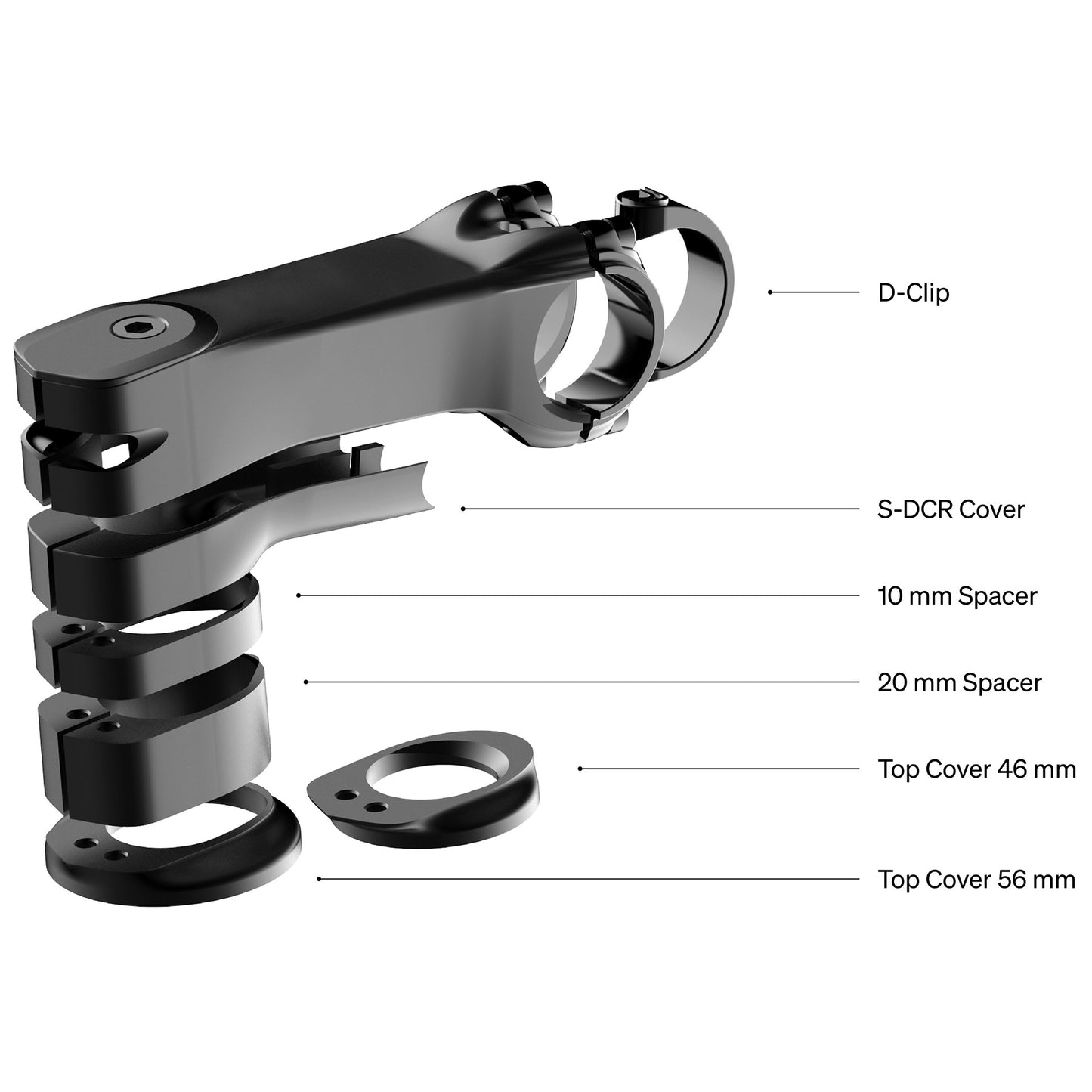 DEDA STEM Superbox DCR 140mm POB