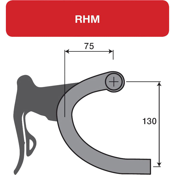 Deda stuurbocht zero2 dcr pob rhm-evo 40cmb b (38cm c c)