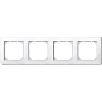 Cornice di copertura Merten m-smart a 4 vie bianco polare