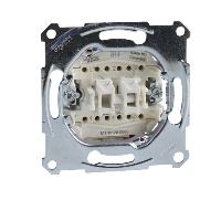 Interruttore base con doppio interruttore Merten