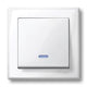 Merten interruptor con ventana de control polar blanco