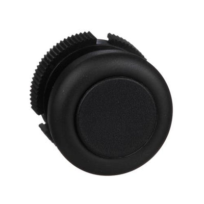 Pulsante Harmony rotondo nero con guarnizione in gomma | 10 pezzi
