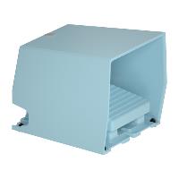 Pedale Harmony 1xno 1x nc con cappuccio e fine corsa ip66 blu
