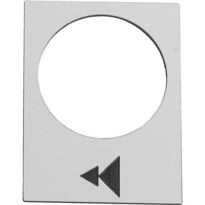 Etichetta Harmony nera 2xfreccia nera su | 10 pezzi
