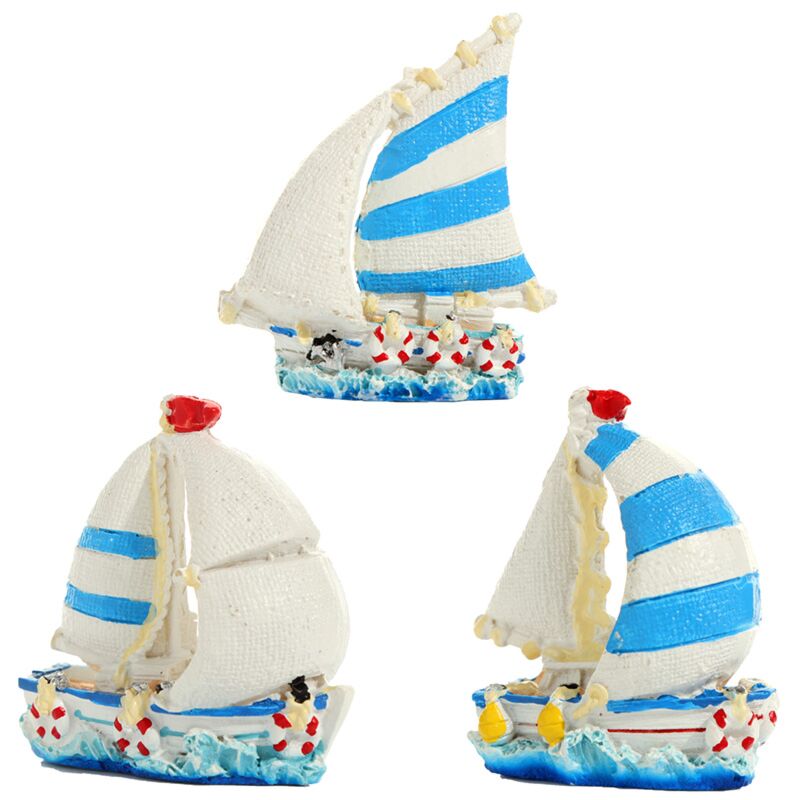 Sailboat - Decoración náutica para el recuerdo de la playa