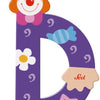 Sevi letter clown d: 10 cm (81740)