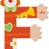 Sevi letter clown f: 10 cm (81742)