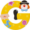 Sevi letra payaso g: 10 cm (81743)