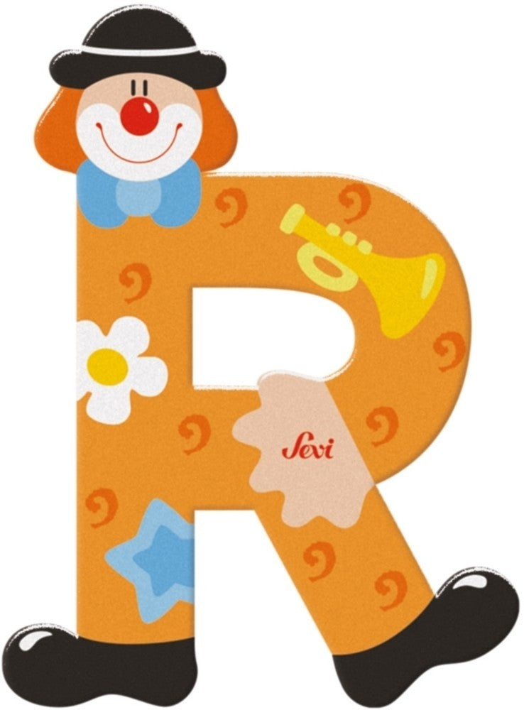 Sevi lettera pagliaccio r: 10 cm (81754)