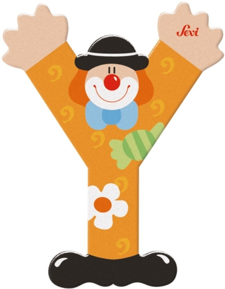 Sevi letra payaso y: 10 cm (81761)