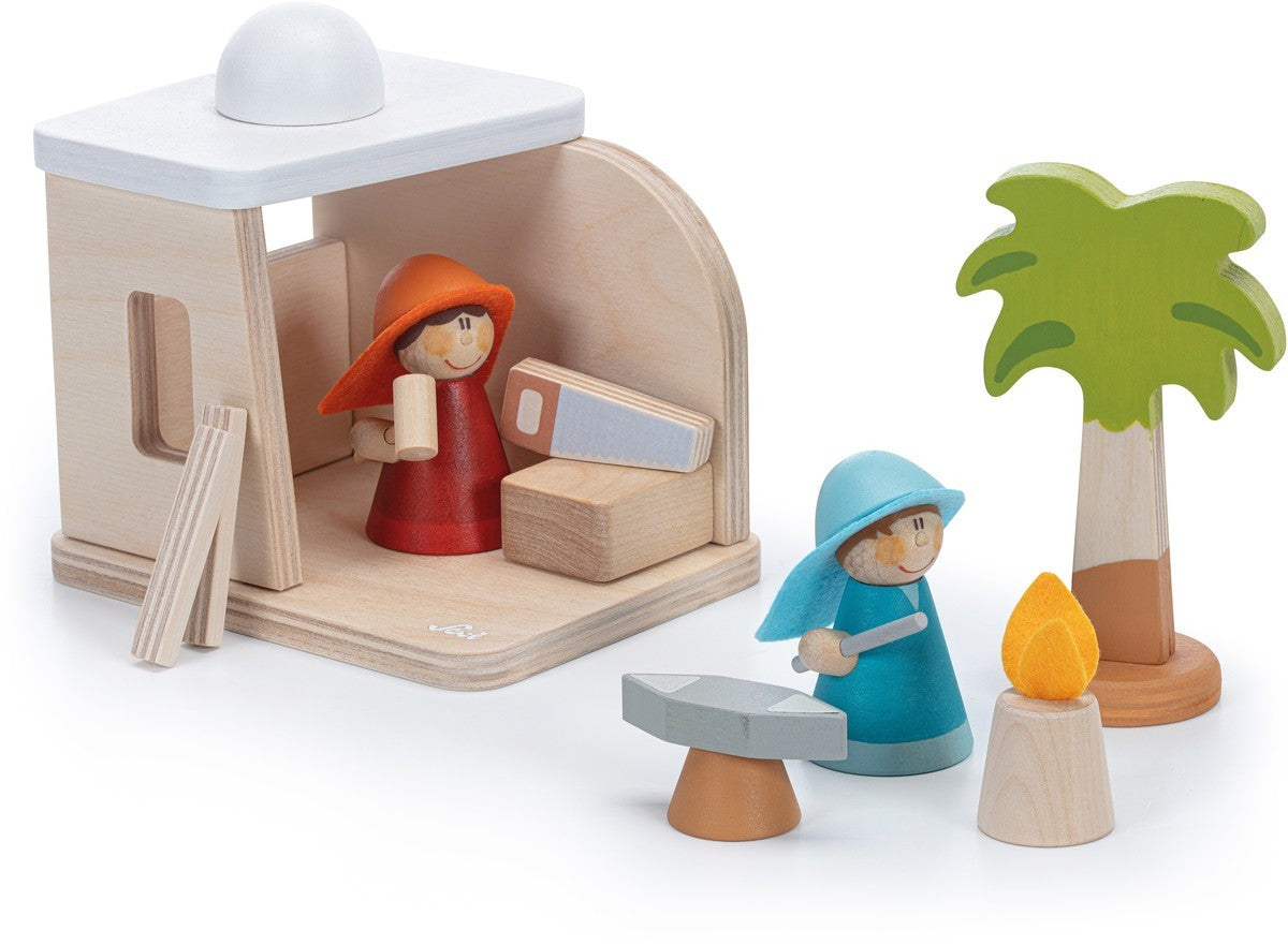 Presepe Sevi - artigiani: 18x15x13 cm (83101)