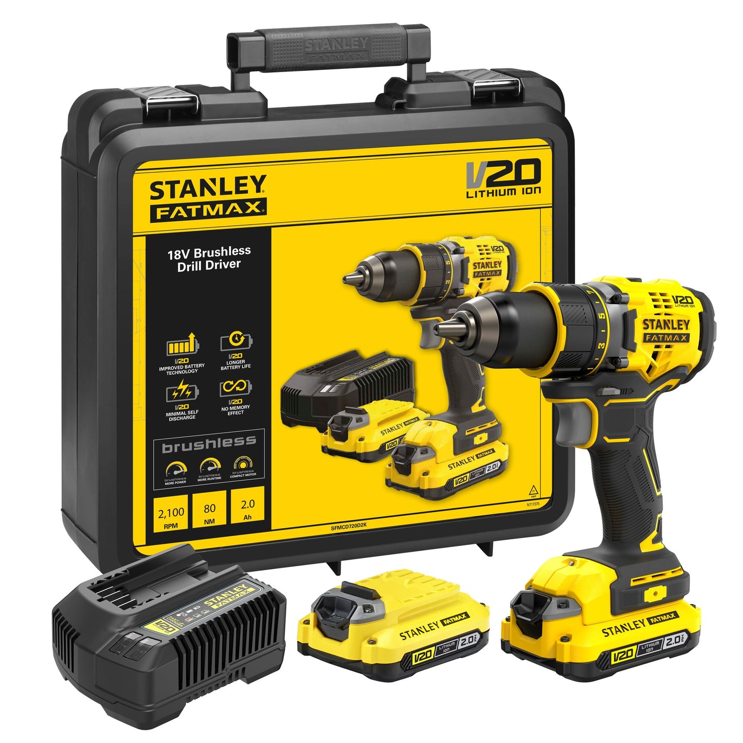 Avvitatore senza spazzole Stanley FATMAX V20 18V