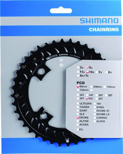 Shimano Chain Top DEORE 10V 40T BCD 96MM Y1WC98020 M6000