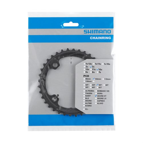 Corona Shimano Deore LX 10V FC-T761 Y1MP98020 nera. 36T