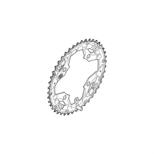 Ingranaggio Shimano Acera FC-T3010 9 velocità 44 denti per paracatena nero