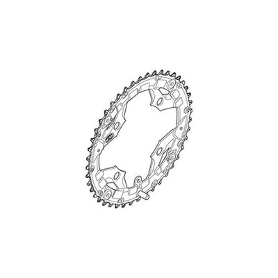 Plato Shimano Acera FC-T3010 9 velocidades 44 dientes para cubrecadena negro