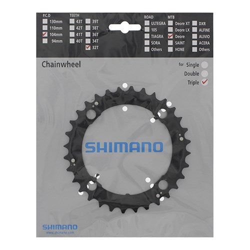 Shimano Chain Top 9V FFC-M480 32T Acciaio a 4 bracci