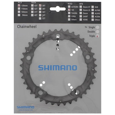 Shimano kettingblad 105 10V triple Y1M498010 39T FC-5703