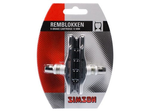 Rema tip top nederland b.v. simson remschoenen v-brake cartridge 72mm