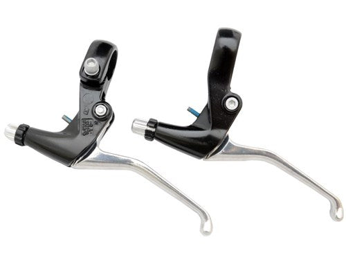Simson brake lever set adjustable long handle aluminum black
