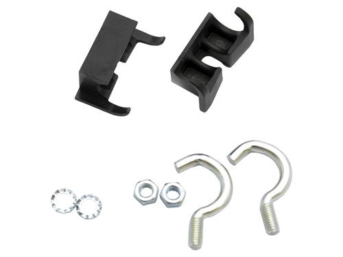 Simson de montaje de bloqueo de anillo Normal - 2 ganchos, 2 abrazaderas, 2 pernos, 2 anillos - negro