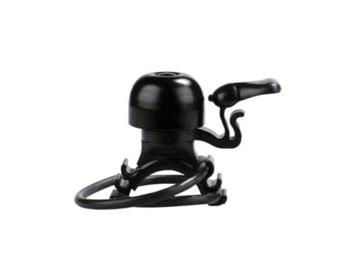 Simson timbre de bicicleta micro 23mm goma fijación elástica negro
