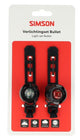 Simson set de iluminación bala batería LED 2.5 1.5lux