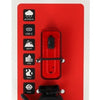 Simson USB-C lámpara LED de bolsillo rojo