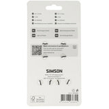 Simson verlichtingsset bullet batterij - zwart - afbeelding 2